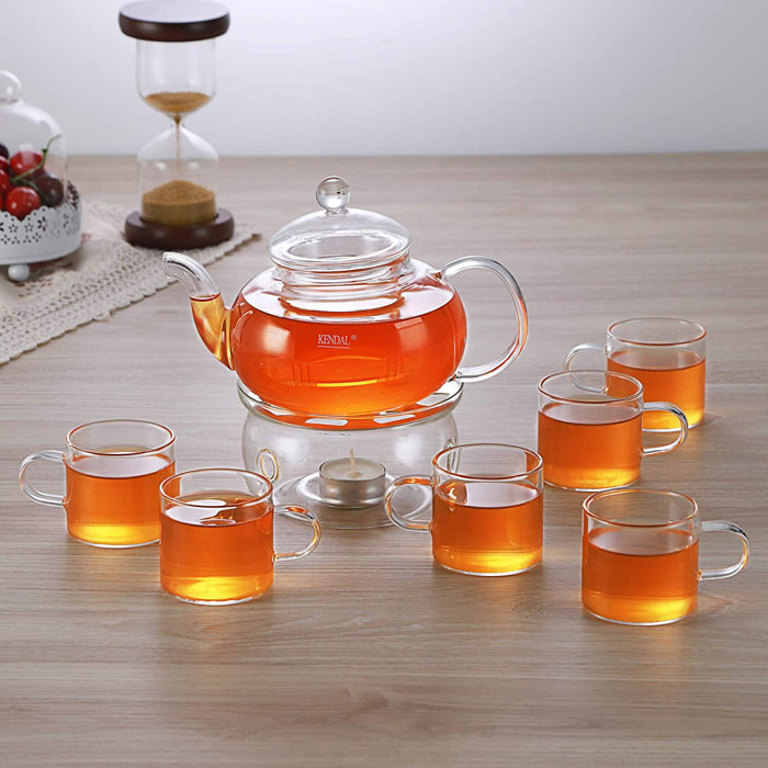 Kendal Filtering Glass Tea Set for People & Reviews Wayfair